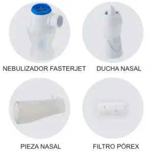 Nebulizador profesional con compresor de pistón Comp-a-neb 3A