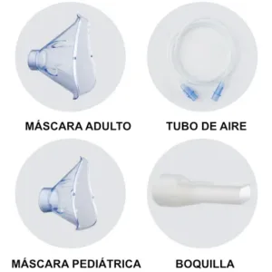 Nebulizador profesional con compresor de pistón Comp-a-neb 3A
