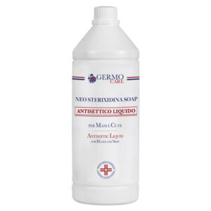 NEO STERIXIDINA – Jabón líquido desinfectante para manos y piel con Digluconato de Clorhexidina 4% | GIMA, Ref. 36632 (1 L)