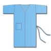 NON WOVEN KIMONO - blue