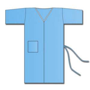 NON WOVEN KIMONO - blue