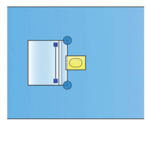 NON WOVEN OPHTHALMIC SURGERY DRAPE 80x100 cm - sterile