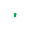 Olivas SANIBEL™ ADI MUSHROOM 9 mm (verde) – Caja de 100 uds para audiometría e impedanciometría