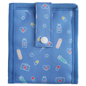 Organizador de Bolsillo para Enfermería GIMA (Pocket Organizer) – Azul Claro, 15 x 12 x 2 cm, con Compartimentos para Bolígrafos, Termómetro y Linternas | Ref. GM27142