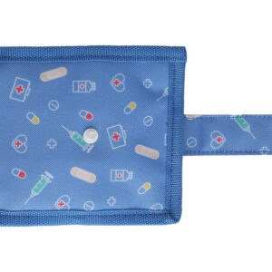 Organizador de Bolsillo para Enfermería GIMA (Pocket Organizer) – Azul Claro, 15 x 12 x 2 cm, con Compartimentos para Bolígrafos, Termómetro y Linternas | Ref. GM27142