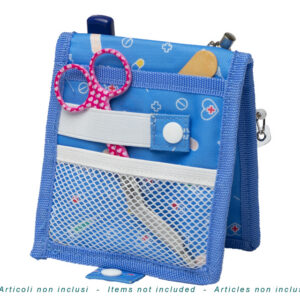 Organizador de Bolsillo para Enfermería GIMA (Pocket Organizer) – Azul Claro, 15 x 12 x 2 cm, con Compartimentos para Bolígrafos, Termómetro y Linternas | Ref. GM27142