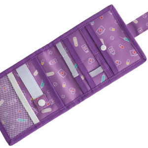 Organizador de Bolsillo para Enfermería GIMA (Pocket Organizer) – Azul Claro, 15 x 12 x 2 cm, con Compartimentos para Bolígrafos, Termómetro y Linternas | Ref. GM27142