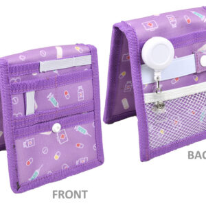 Organizador de Bolsillo para Enfermería GIMA (Pocket Organizer) – Azul Claro, 15 x 12 x 2 cm, con Compartimentos para Bolígrafos, Termómetro y Linternas | Ref. GM27142