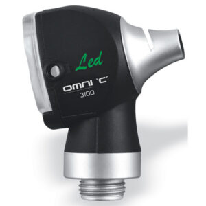 Otoscopio LED GIMA SIGMA-C color negro con bolsa y 14 espéculos – Iluminación 25.000 lux, lente 3X, ref. 31591 (SKU GM31591)