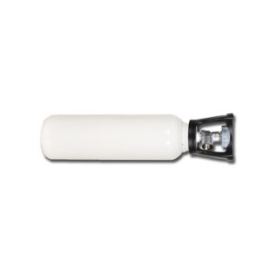 OXYGEN CYLINDER 5 l with valve - NF (BULLNOSE) - empty