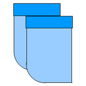 PAIR OF LEGGINGS 79x129 cm - sterile