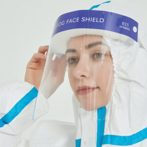 Pantalla Facial Antivaho Desechable GIMA – Visera Protectora de Película Hidrófila Antiempañante para un Solo Uso (Ref. 25662)