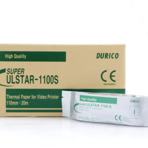 Papel térmico Durico GIMA compatible con videoimpresoras Sony y Mitsubishi – Rollos 84 y 110 mm (UPP-84HG, UPP-110HD, UPP-110S, UPP-84S, UPP-210HD) – Dispositivo médico clase I