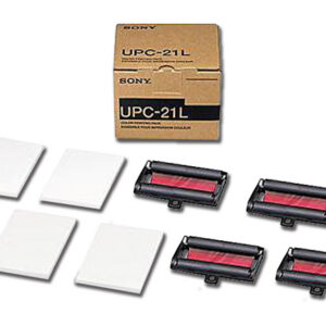 Papel Termosensible en Color GIMA compatible Sony UPC-21L – Pack de 4 uds. para Videoimpresoras UP-21MD, UP-D23MD y UP-20 | Ref. 72735