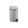 Papelera con pedal de acero inoxidable AISI 410 de 12 L con cubo interior extraíble – GIMA (Ref. 44901)