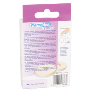 Paracallos PHARMADOCT GIMA – Protectores Adhesivos para Callos Redondos, Ovalados y Blíster (Cartón de 12 Cajas) | Ref. GM25350, GM25351, GM25352