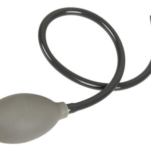 Pera de insuflación para otoscopios de PVC gris GIMA (Ref. 31483) – Accesorio de otoscopia compatible con Heine, Kawe y Riester
