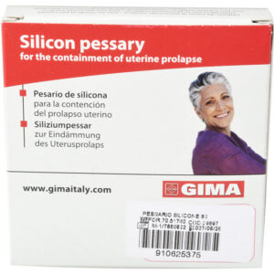 Pesario de Silicona de Anillo Ø 80 mm Transparente – GIMA 29897 – Prolapso Uterino Grado I-II e Incontinencia Urinaria de Esfuerzo