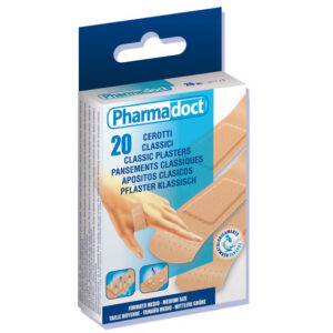 PHARMADOCT CLASSIC PLASTERS 7x2 cm - carton of 12 boxes of 20