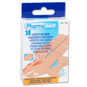 PHARMADOCT HAND PLASTERS 3 sizes - carton of 12 boxes of 14