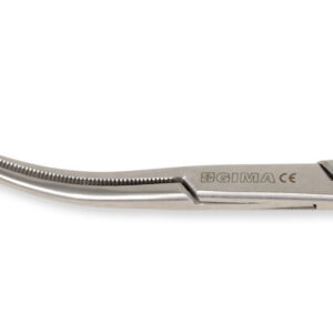 Pinza de Crile Curva para Sujeción de Gasas – Acero Inoxidable – 16 cm – GIMA (Ref. 26735)