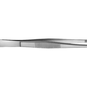Pinza de disección recta Aesculap de 11,5 cm – Instrumental quirúrgico de precisión reutilizable (Ref. BD043R)
