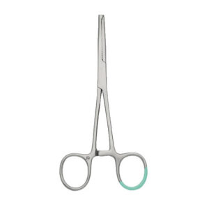 Pinza de Kocher recta para tejidos – PEHA 991042 – 14 cm – Acero inoxidable estéril de un solo uso – GIMA (Ref. 38735) – Caja de 25 unidades