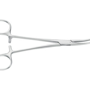 Pinza Hemostática de Crile Aesculap – Curva, puntas romas, 16 cm · Ref. BH167R · Instrumental Quirúrgico (SKU GM39206)