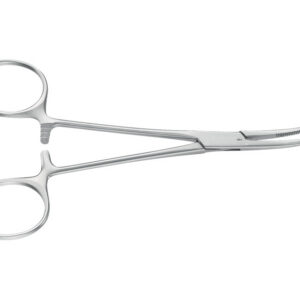 Pinza Hemostática de Kelly Aesculap Curva con Puntas Romas de 14 cm – Instrumental Quirúrgico Reutilizable (Ref. BH135R)