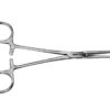 Pinza hemostática de Kocher Aesculap (B. Braun) – Recta, dientes 1x2, 16 cm – Ref. BH642R / GIMA 39216