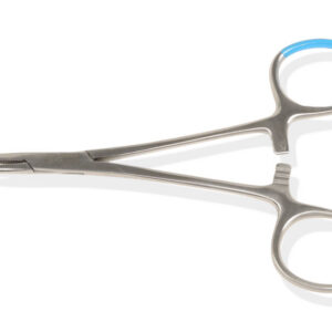 Pinza Hemostática Halstead-Mosquito Estéril Desechable de Acero Inoxidable 12,5 cm – Recta y Curva (GIMA, Ref. GM38875 / GM38876)