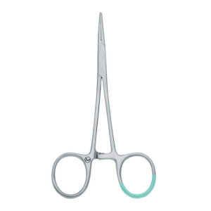 Pinza Hemostática Micro-Mosquito Anatómica Recta 12,5 cm – Estéril de un Solo Uso en Acero Inoxidable | GIMA PEHA 991044 · Caja de 25 uds
