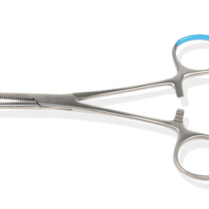 Pinza hemostática Spencer Wells estéril recta 13 cm desechable de acero inoxidable – GIMA (caja de 25 uds)
