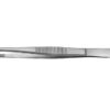 Pinzas de Disección Aesculap (Dressing Forceps) Rectas 13 cm – Puntas Serradas 3,5 mm | Ref. BD045R | Instrumental Quirúrgico