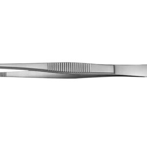 Pinzas de Disección Aesculap (Dressing Forceps) Rectas 13 cm – Puntas Serradas 3,5 mm | Ref. BD045R | Instrumental Quirúrgico