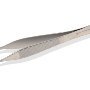 Pinzas de Medicación Estériles Desechables de Acero Inoxidable GIMA (Ref. GM38850) – Pinzas de Tejido rectas 13 cm y Adson | Caja de 25 uds