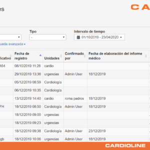Plataforma de telemedicina ECG Cardioline ECGWebApp