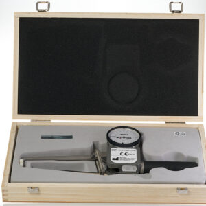 Plicómetro mecánico profesional GIMA 27320 – Calibre de pliegues cutáneos 0-40 mm, presión 10 g/mm², doble escala y recalibrable