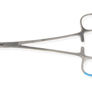 Portaagujas Mayo-Hegar Estéril Desechable en Acero Inoxidable 14 cm – GIMA Ref. GM38920 (Caja de 25 uds.)