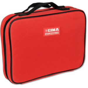 Portaviales Maxi GIMA para 46 Viales – Bolsa Organizadora de Poliéster 600D en Rojo, 29x24x7 cm | Ref. 27129
