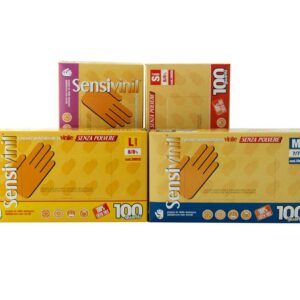 POWDER FREE VYNIL GLOVES SIZE L