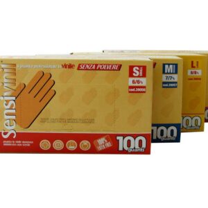 POWDER FREE VYNIL GLOVES SIZE S