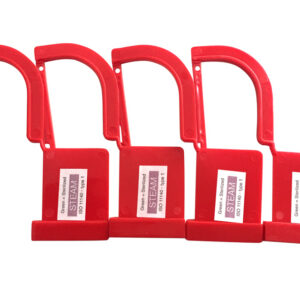 Precinto de seguridad plástico azul con indicador de vapor para contenedores de instrumental – Pin de 2,7 cm, conforme a ISO 11140 Tipo 1 (GIMA, Ref. GM37332) · Caja de 100 uds