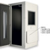 PRO 28 PREMIUM AUDIOMETRIC BOOTH 96x96x197 cm with ventilation and window door