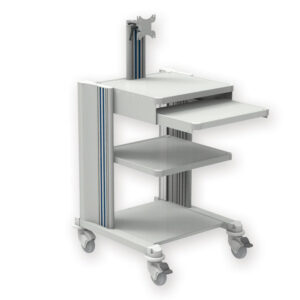 PRO CART - 2 shelves, keyboard, monitor support