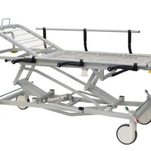 PROFESSIONAL HEIGHT ADJUSTABLE PATIENT TROLLEY with TR and RTR