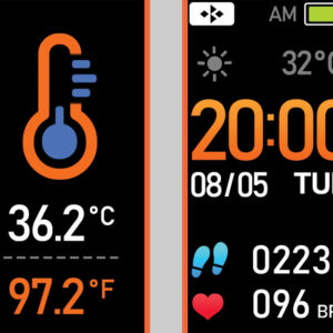 Pulsera de Actividad Fitband Plus GIMA – Health Tracker con 6 Parámetros de Salud (Ref. 27237)