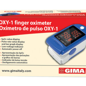 Pulsioxímetro de Dedo GIMA OXY-1 con Pantalla LED – Monitor de SpO2 y Frecuencia de Pulso (Ref. 35070) · Manual GB, PT, GR, DK, NL, RO