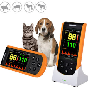 Pulsioxímetro veterinario de mano SP-20 VET de GIMA (Ref. 80805) | Monitor portátil de SpO2 y frecuencia cardíaca para mascotas con pantalla TFT a color