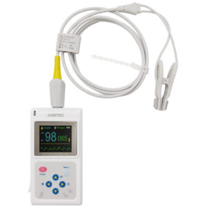 Pulsioxímetro Veterinario GIMA OXY-50 VET con Pantalla TFT a Color y Software para PC | Monitor de SpO₂ y Pulso para Clínica Veterinaria (Ref. 80800)